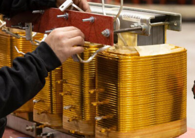 Experienced hands assemble WT Transformers