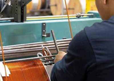 WR relies on experienced workers to produce high-quality transformers int he United States