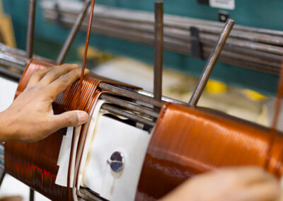 WR TRansformers hand crafts many of the compoenents in our transformers