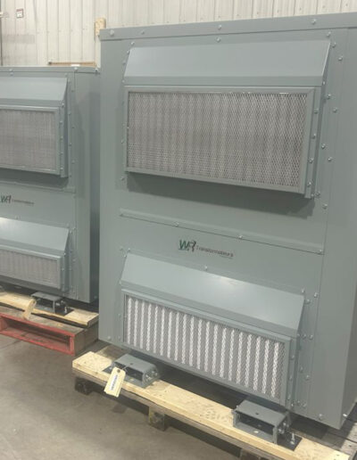 WR Transformers offers NEMA 1 or NEMA 3R housings