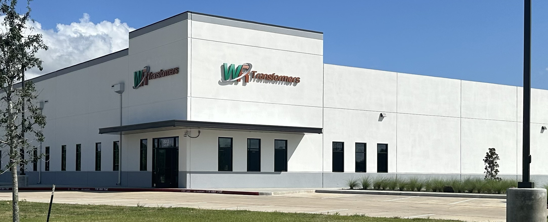US Manufacutring Facility - Tomball, TX WR Transformers United States manufacuturing facility