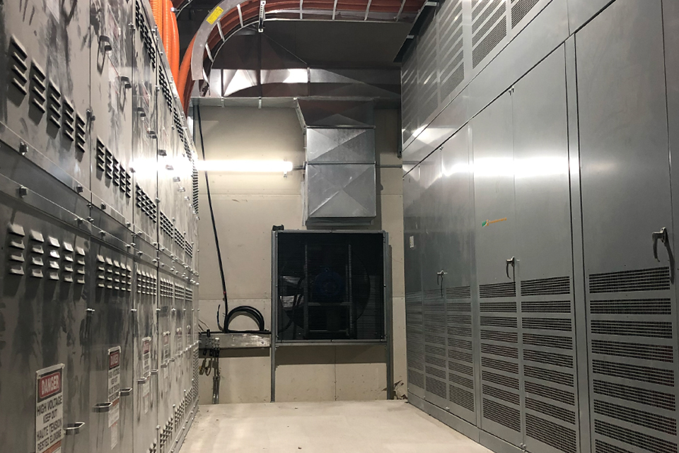 Data Center transformer room